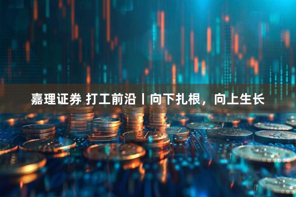嘉理证券 打工前沿丨向下扎根，向上生长